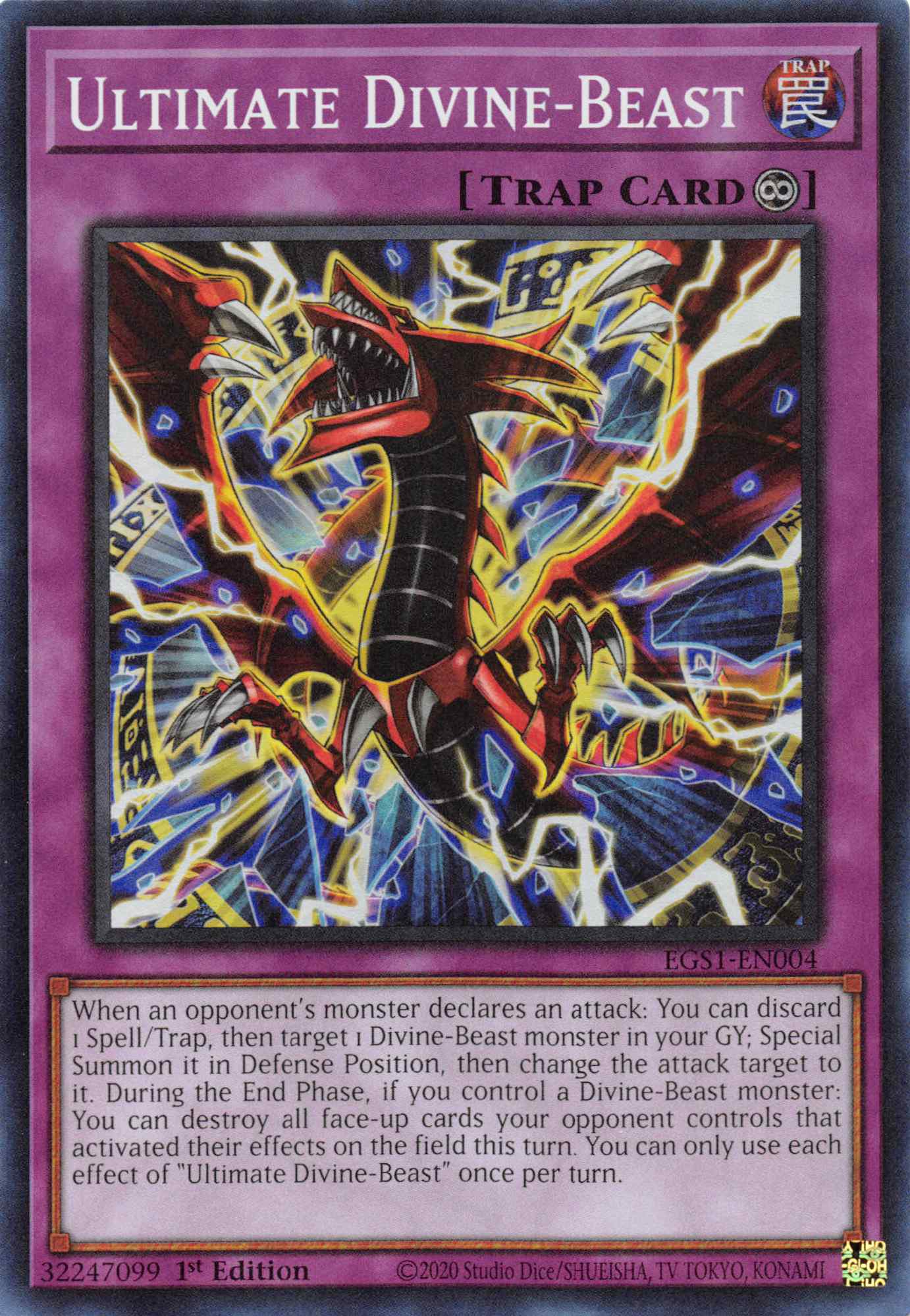 Ultimate Divine-Beast [EGS1-EN004] Super Rare | Play N Trade Winnipeg