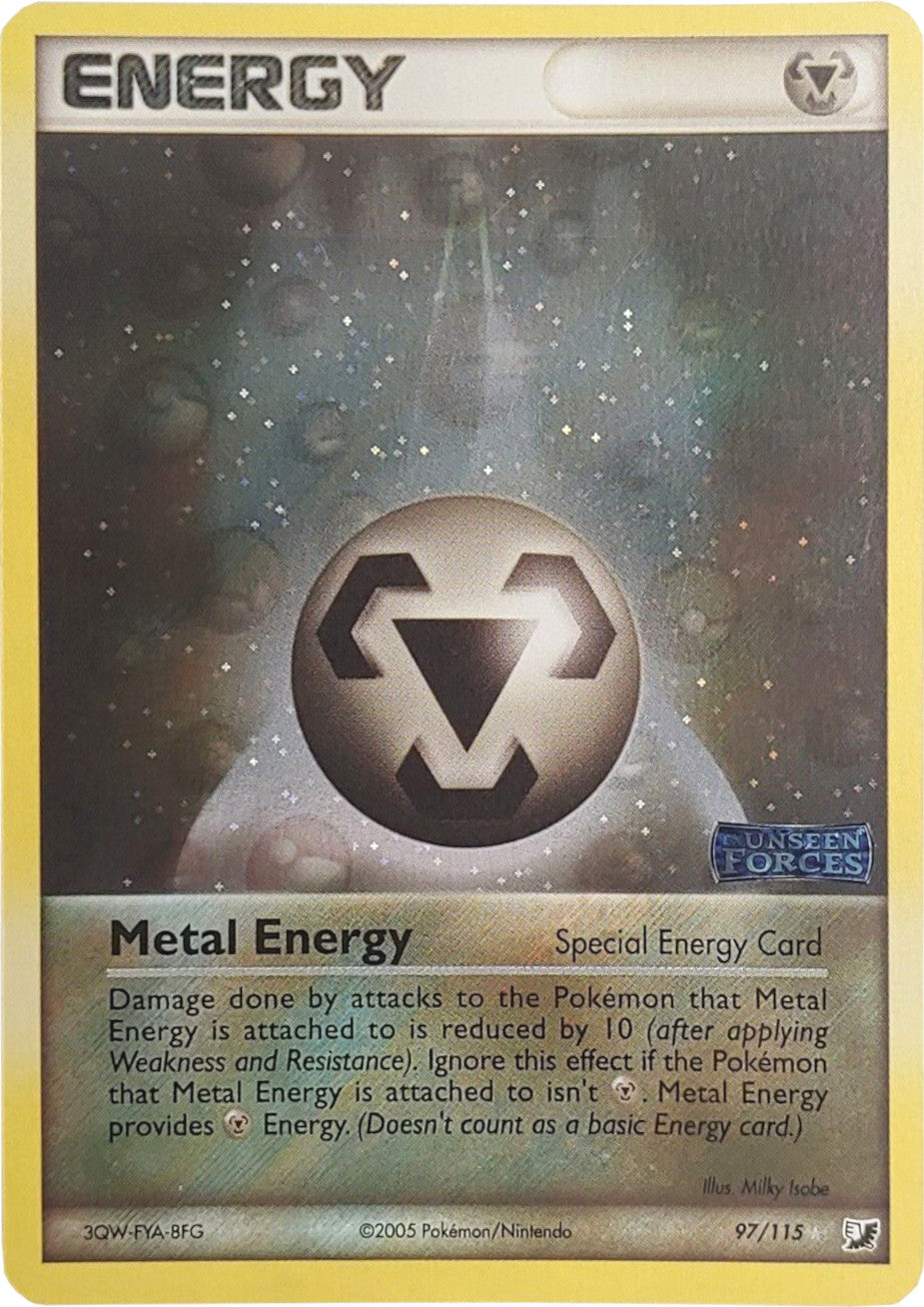 Metal Energy (97/115) (Stamped) [EX: Unseen Forces] | Play N Trade Winnipeg