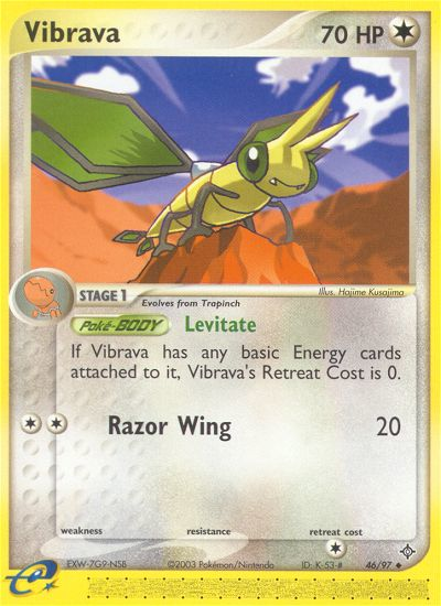 Vibrava (46/97) [EX: Dragon] | Play N Trade Winnipeg