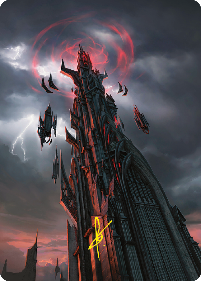 Barad-dur Art Card (Gold-Stamped Signature) [The Lord of the Rings: Tales of Middle-earth Art Series] | Play N Trade Winnipeg