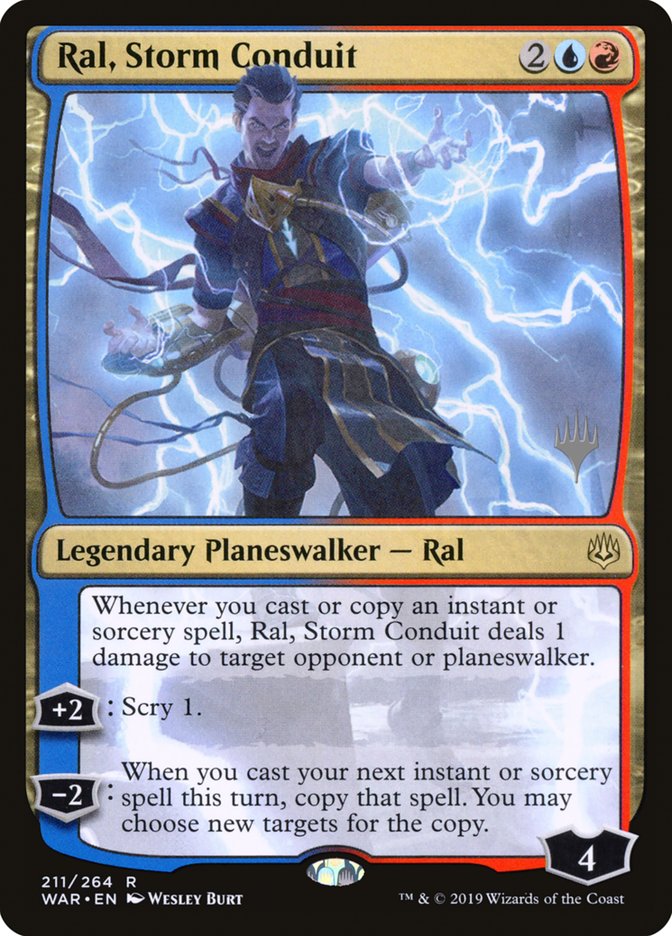 Ral, Storm Conduit (Promo Pack) [War of the Spark Promos] | Play N Trade Winnipeg