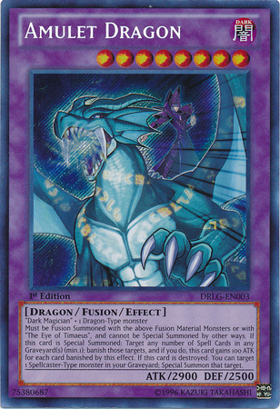 Amulet Dragon [DRLG-EN003] Secret Rare | Play N Trade Winnipeg