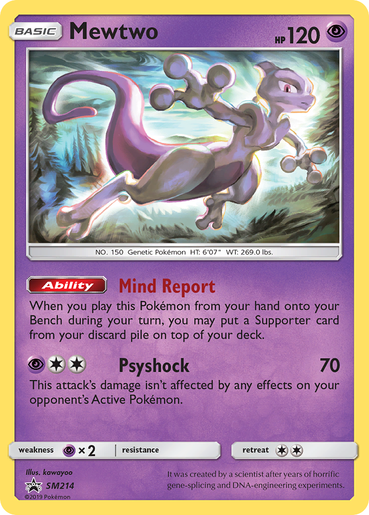 Mewtwo (SM214) [Sun & Moon: Black Star Promos] | Play N Trade Winnipeg