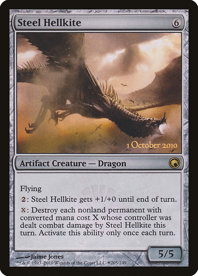 Steel Hellkite [Scars of Mirrodin Prerelease Promos] | Play N Trade Winnipeg