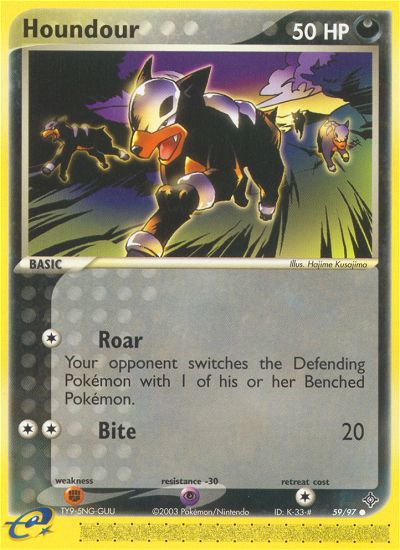 Houndour (59/97) [EX: Dragon] | Play N Trade Winnipeg