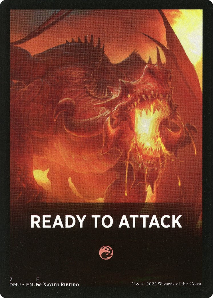 Ready to Attack Theme Card [Dominaria United Tokens] | Play N Trade Winnipeg