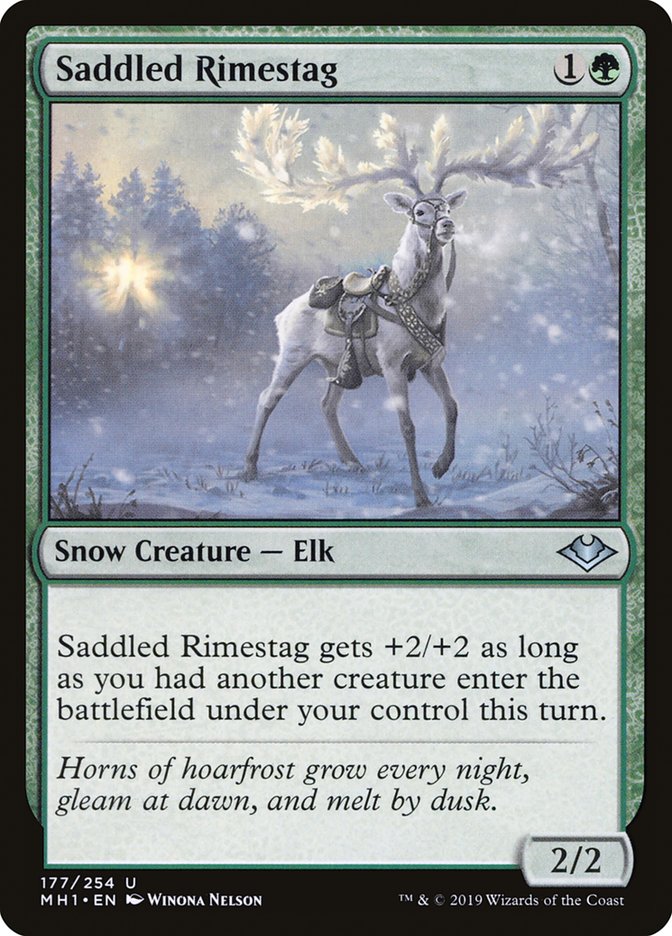 Saddled Rimestag [Modern Horizons] | Play N Trade Winnipeg