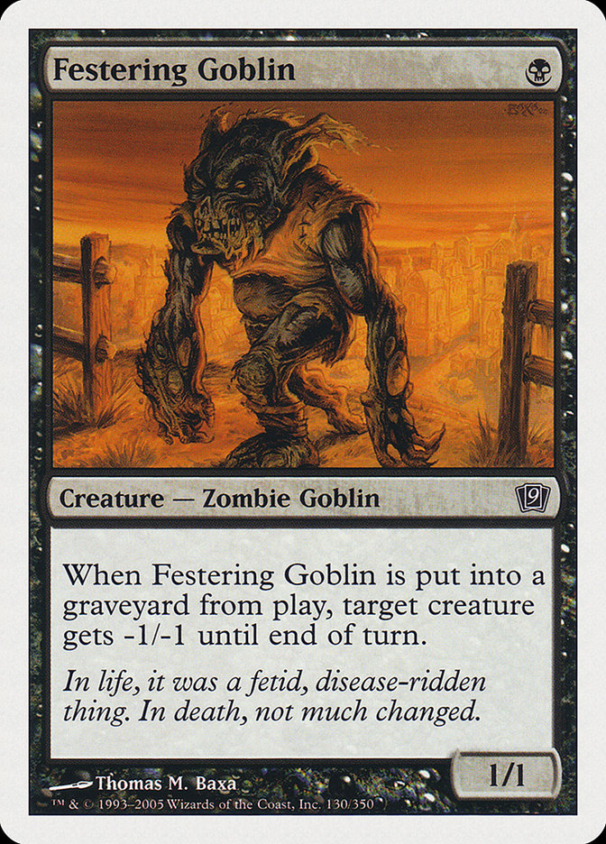Festering Goblin [Ninth Edition] | Play N Trade Winnipeg