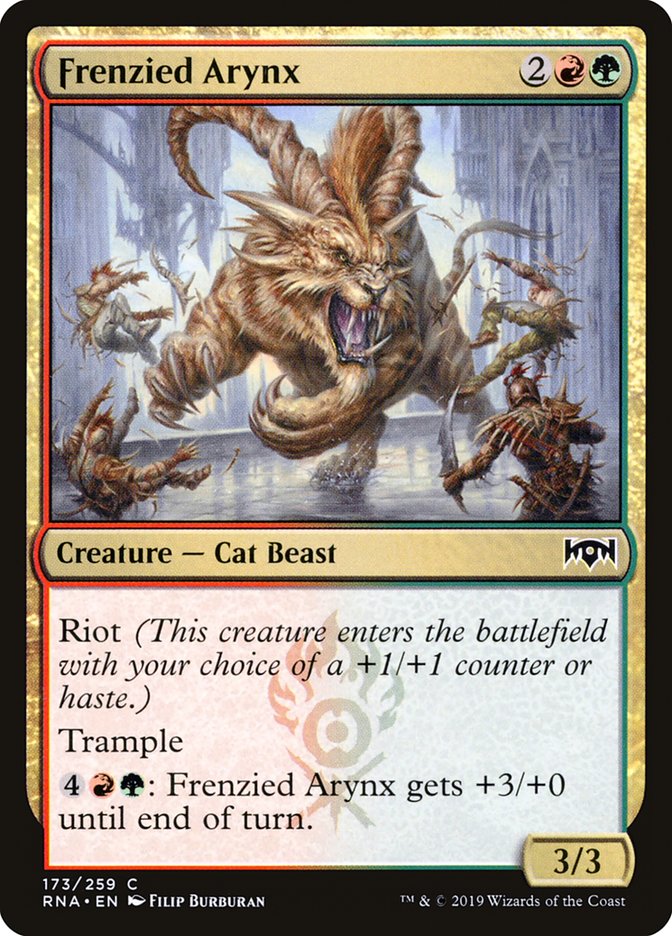 Frenzied Arynx [Ravnica Allegiance] | Play N Trade Winnipeg