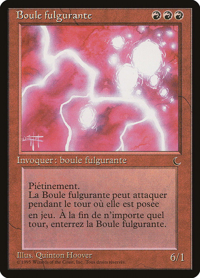 Ball Lightning (French) - "Boule fulgurante" [Renaissance] | Play N Trade Winnipeg