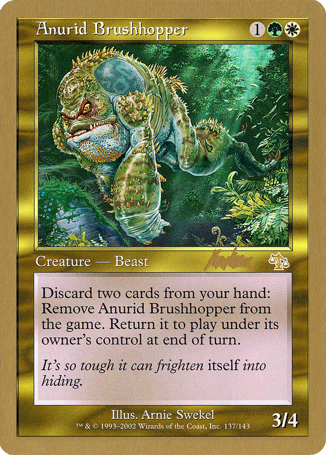 Anurid Brushhopper (Brian Kibler) [World Championship Decks 2002] | Play N Trade Winnipeg