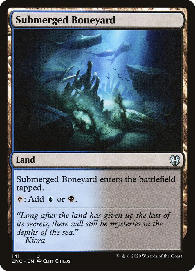 Submerged Boneyard [Zendikar Rising Commander] | Play N Trade Winnipeg