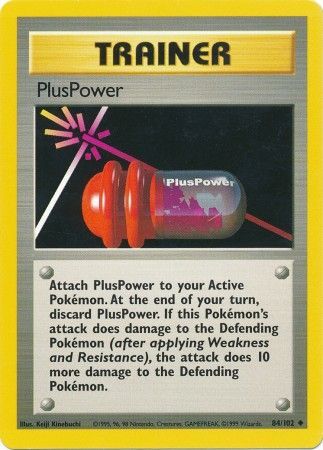 PlusPower (84/102) [Base Set Unlimited] | Play N Trade Winnipeg