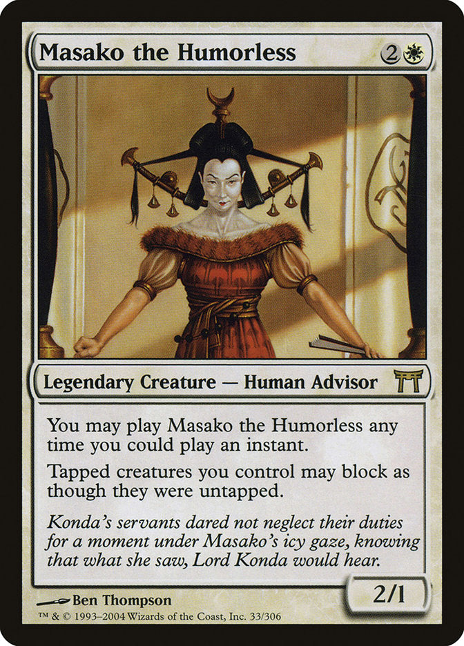 Masako the Humorless [Champions of Kamigawa] | Play N Trade Winnipeg