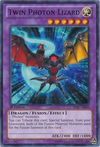 Twin Photon Lizard [SP14-EN020] Starfoil Rare | Play N Trade Winnipeg