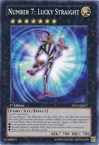 Number 7: Lucky Straight [SP14-EN027] Starfoil Rare | Play N Trade Winnipeg