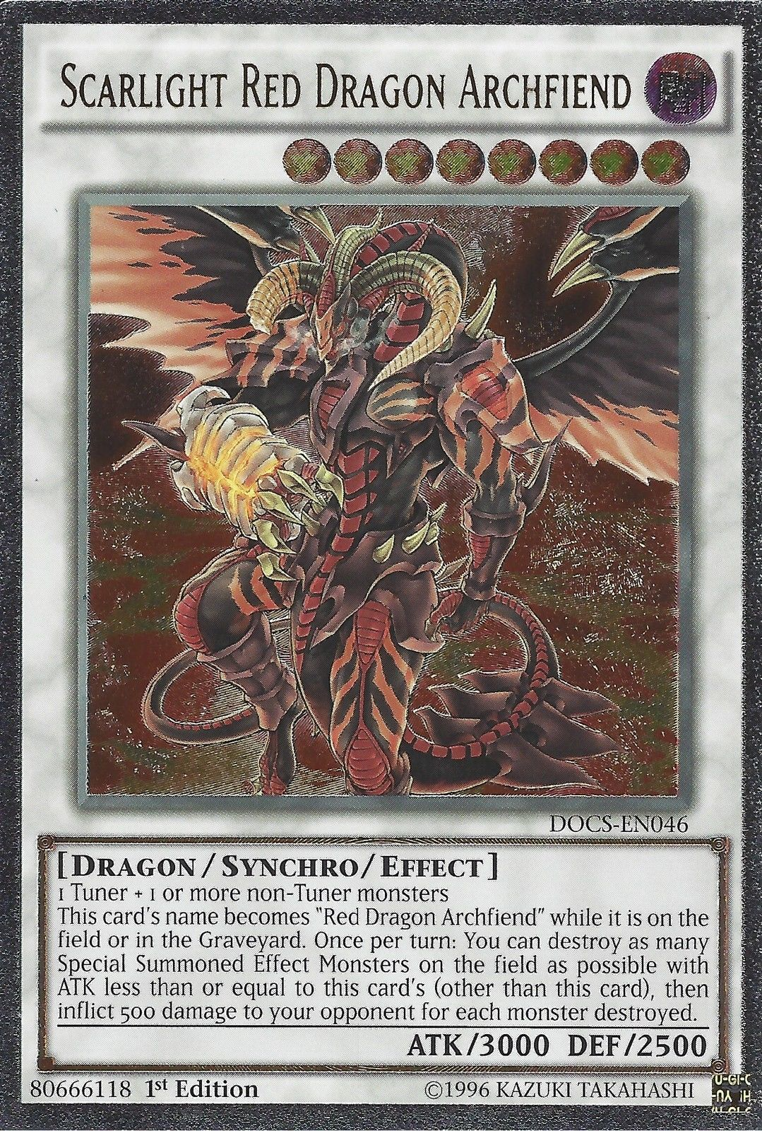 Scarlight Red Dragon Archfiend (UTR) [DOCS-EN046] Ultimate Rare | Play N Trade Winnipeg