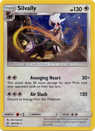 Silvally (184/236) (Cosmos Holo) [Sun & Moon: Unified Minds] | Play N Trade Winnipeg