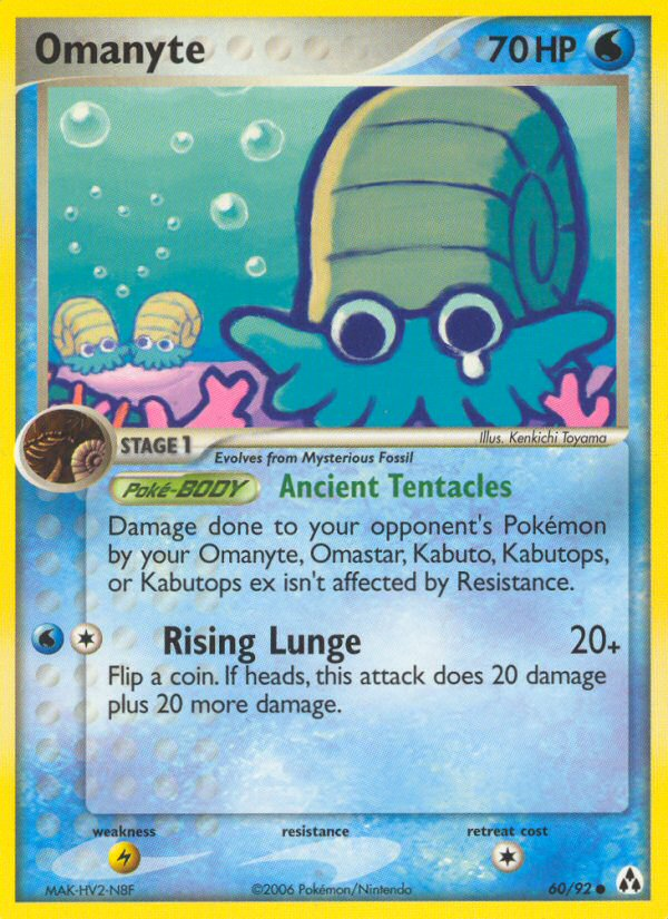 Omanyte (60/92) [EX: Legend Maker] | Play N Trade Winnipeg