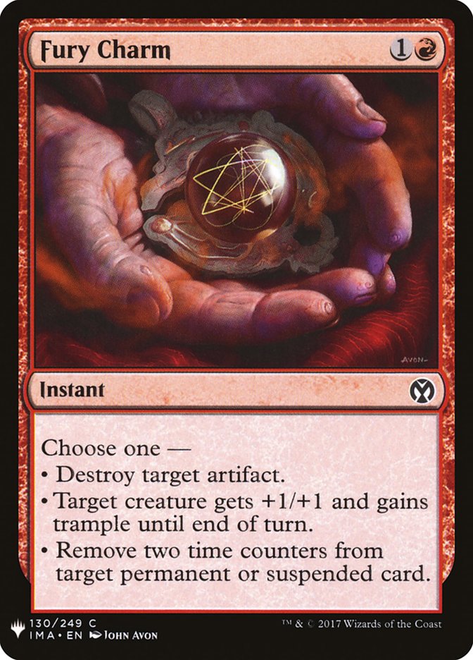 Fury Charm [Mystery Booster] | Play N Trade Winnipeg