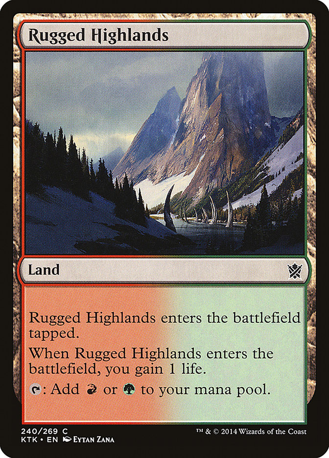 Rugged Highlands [Khans of Tarkir] | Play N Trade Winnipeg