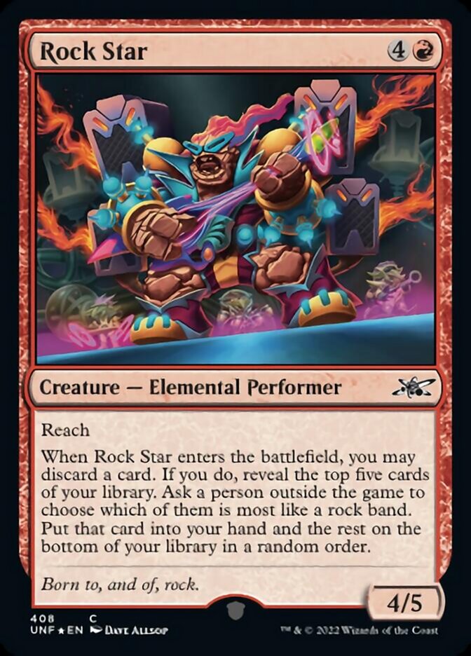 Rock Star (Galaxy Foil) [Unfinity] | Play N Trade Winnipeg