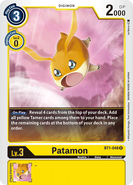 Patamon [BT1-048] [Release Special Booster Ver.1.0] | Play N Trade Winnipeg