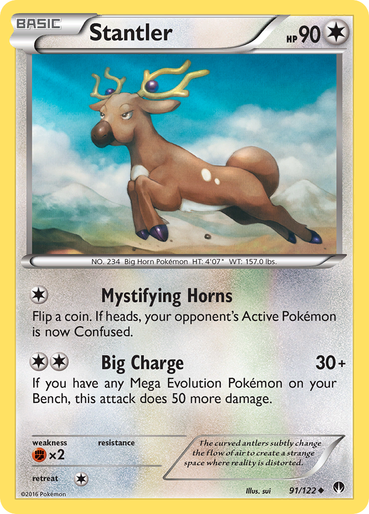 Stantler (91/122) [XY: BREAKpoint] | Play N Trade Winnipeg