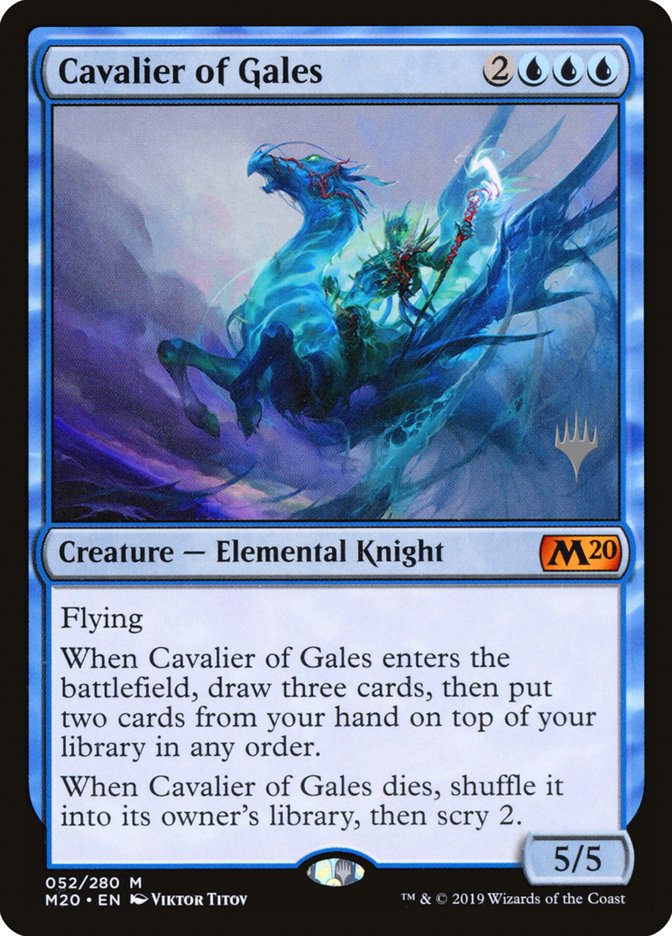 Cavalier of Gales (Promo Pack) [Core Set 2020 Promos] | Play N Trade Winnipeg