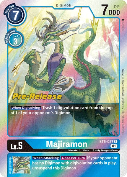 Majiramon [BT6-027] [Double Diamond Pre-Release Cards] | Play N Trade Winnipeg