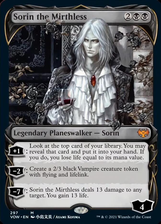 Sorin the Mirthless (Showcase Fang Frame) [Innistrad: Crimson Vow] | Play N Trade Winnipeg