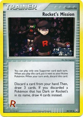 Rocket's Mission (88/109) (Stamped) [EX: Team Rocket Returns] | Play N Trade Winnipeg