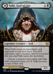 Valki, God of Lies // Tibalt, Cosmic Impostor (Borderless) [Kaldheim] | Play N Trade Winnipeg