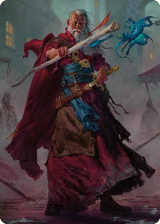 Elminster Art Card (64) [Commander Legends: Battle for Baldur's Gate Art Series] | Play N Trade Winnipeg