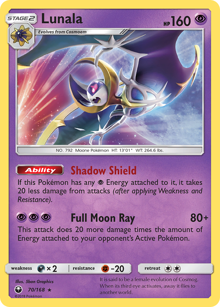 Lunala (70/168) [Sun & Moon: Celestial Storm] | Play N Trade Winnipeg