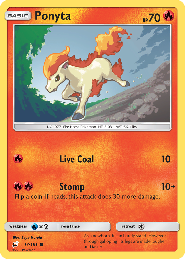 Ponyta (17/181) [Sun & Moon: Team Up] | Play N Trade Winnipeg