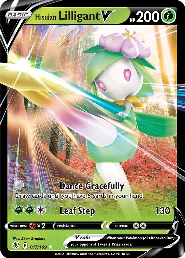 Hisuian Lilligant V (017/189) [Sword & Shield: Astral Radiance] | Play N Trade Winnipeg