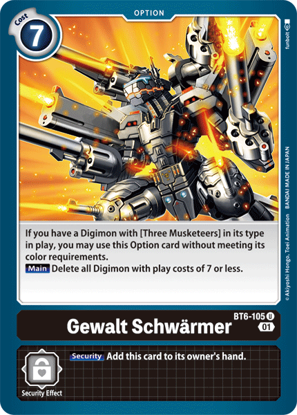 Gewalt Schwarmer [BT6-105] [Double Diamond] | Play N Trade Winnipeg