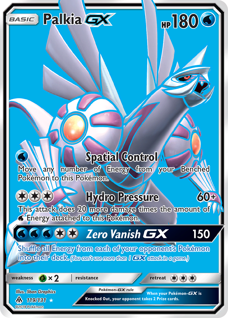 Palkia GX (119/131) [Sun & Moon: Forbidden Light] | Play N Trade Winnipeg