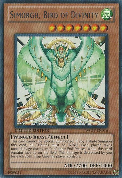 Simorgh, Bird of Divinity [WCPP-EN016] Rare | Play N Trade Winnipeg