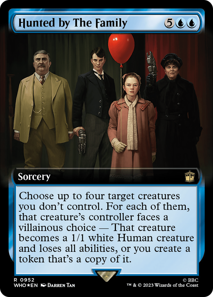 Hunted by The Family (Extended Art) (Surge Foil) [Doctor Who] | Play N Trade Winnipeg