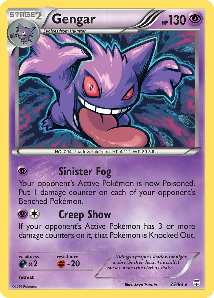 Gengar (35/83) [XY: Generations] | Play N Trade Winnipeg