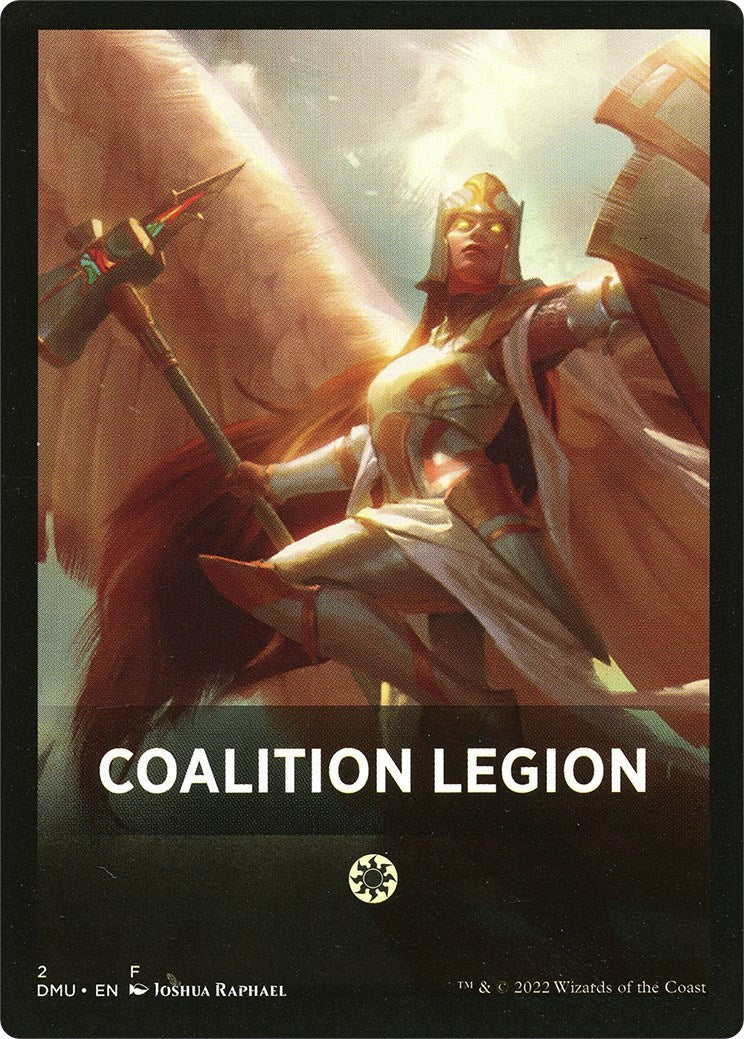 Coalition Legion Theme Card [Dominaria United Tokens] | Play N Trade Winnipeg