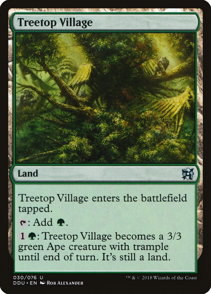 Treetop Village [Duel Decks: Elves vs. Inventors] | Play N Trade Winnipeg