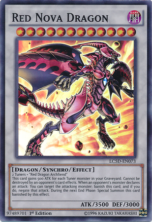 Red Nova Dragon [LC5D-EN073] Super Rare | Play N Trade Winnipeg