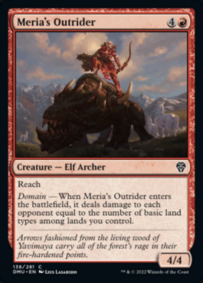 Meria's Outrider [Dominaria United] | Play N Trade Winnipeg