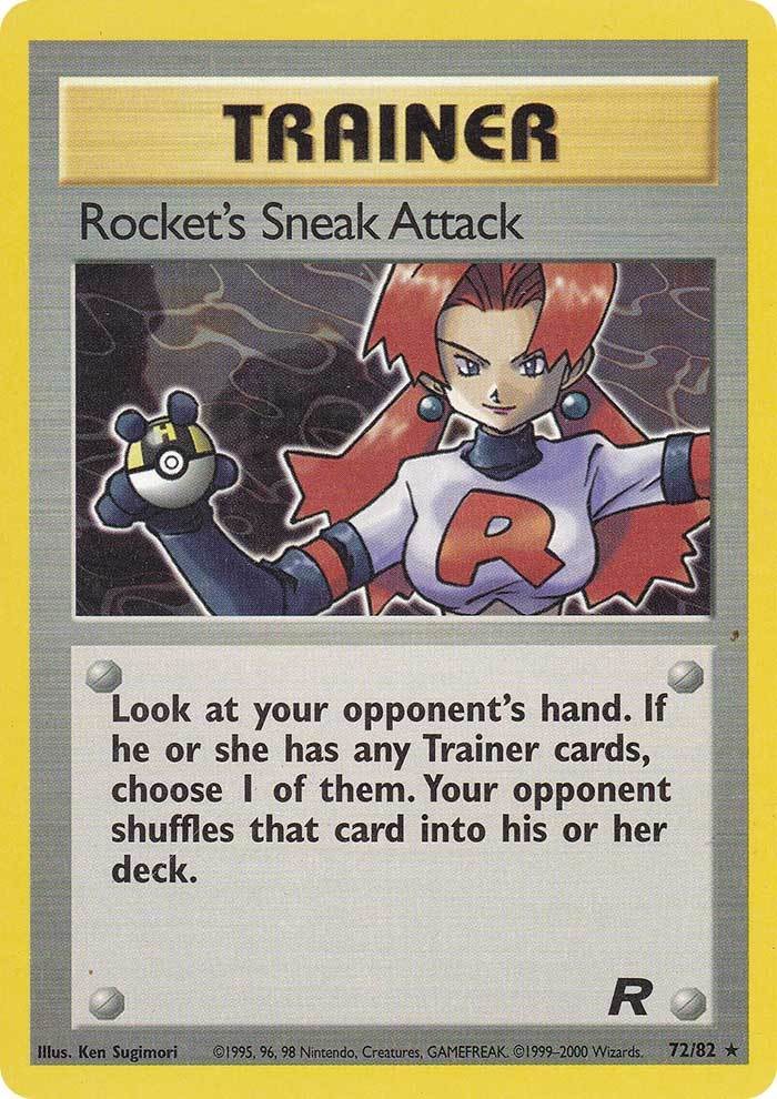 Rocket's Sneak Attack (72/82) [Team Rocket Unlimited] | Play N Trade Winnipeg