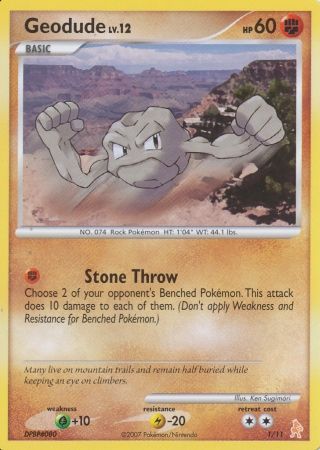 Geodude (1/11) [Diamond & Pearl: Trainer Kit - Lucario] | Play N Trade Winnipeg