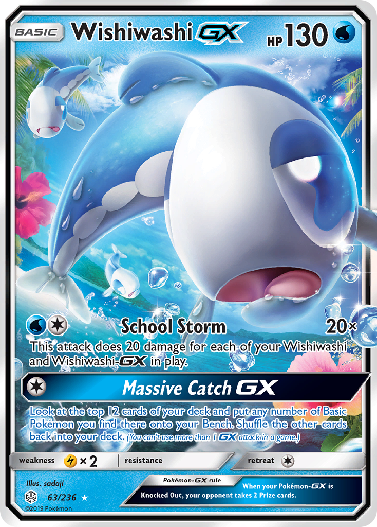 Wishiwashi GX (63/236) [Sun & Moon: Cosmic Eclipse] | Play N Trade Winnipeg