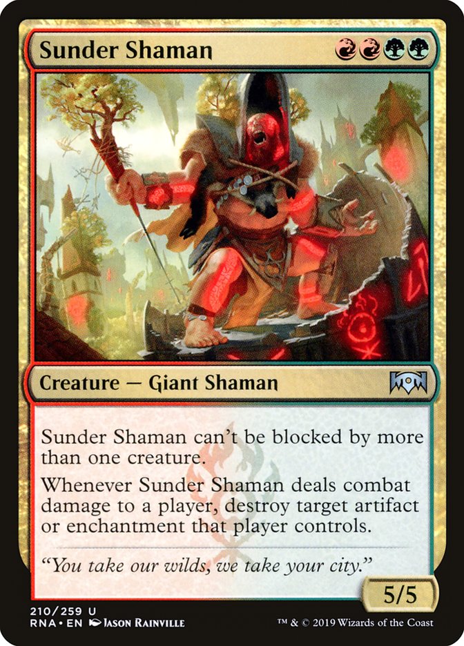 Sunder Shaman [Ravnica Allegiance] | Play N Trade Winnipeg